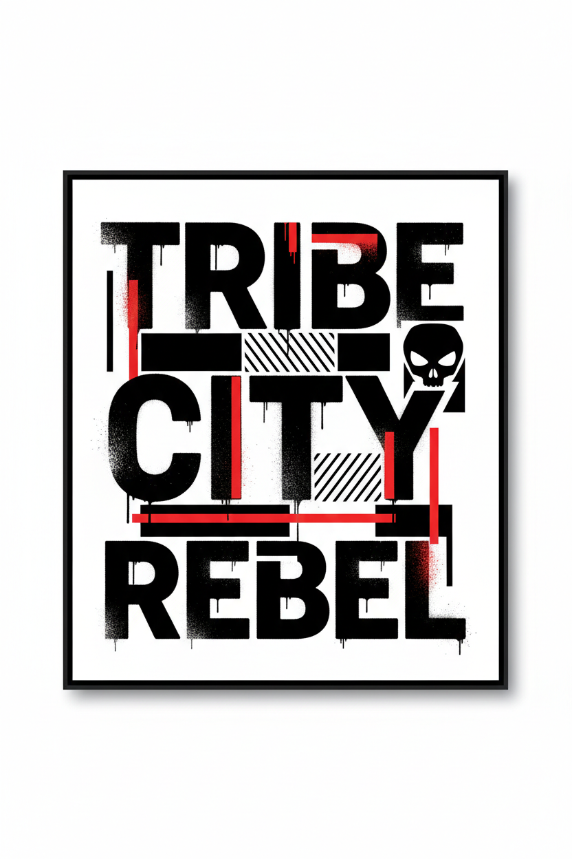 Streetwear wall art digital print